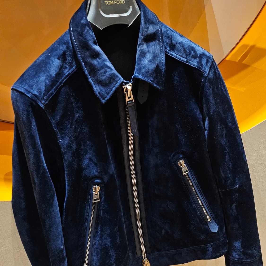 Tom Ford Tom Ford Leather Trimmed Cashmere Suede Blouson Jacket Size US M / EU 48-50 / 2 - 2 Thumbnail