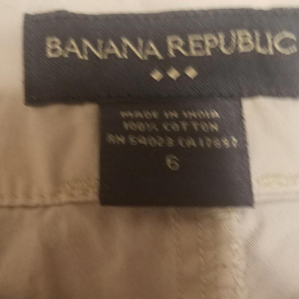 Banana Republic Banana Republic White Drawstring Capris Size 6 Size 28" / US 6 / IT 42 - 4 Thumbnail