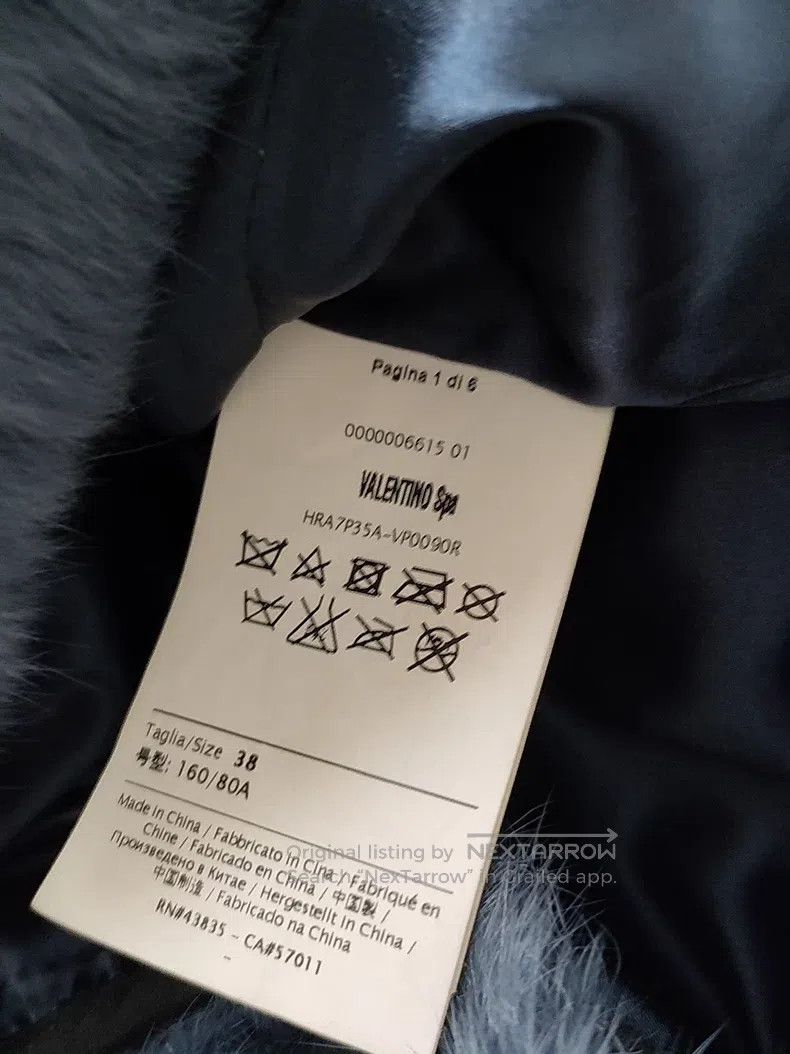 Valentino Valentino Rabbit fur coat Size S / US 4 / IT 40 - 4 Thumbnail