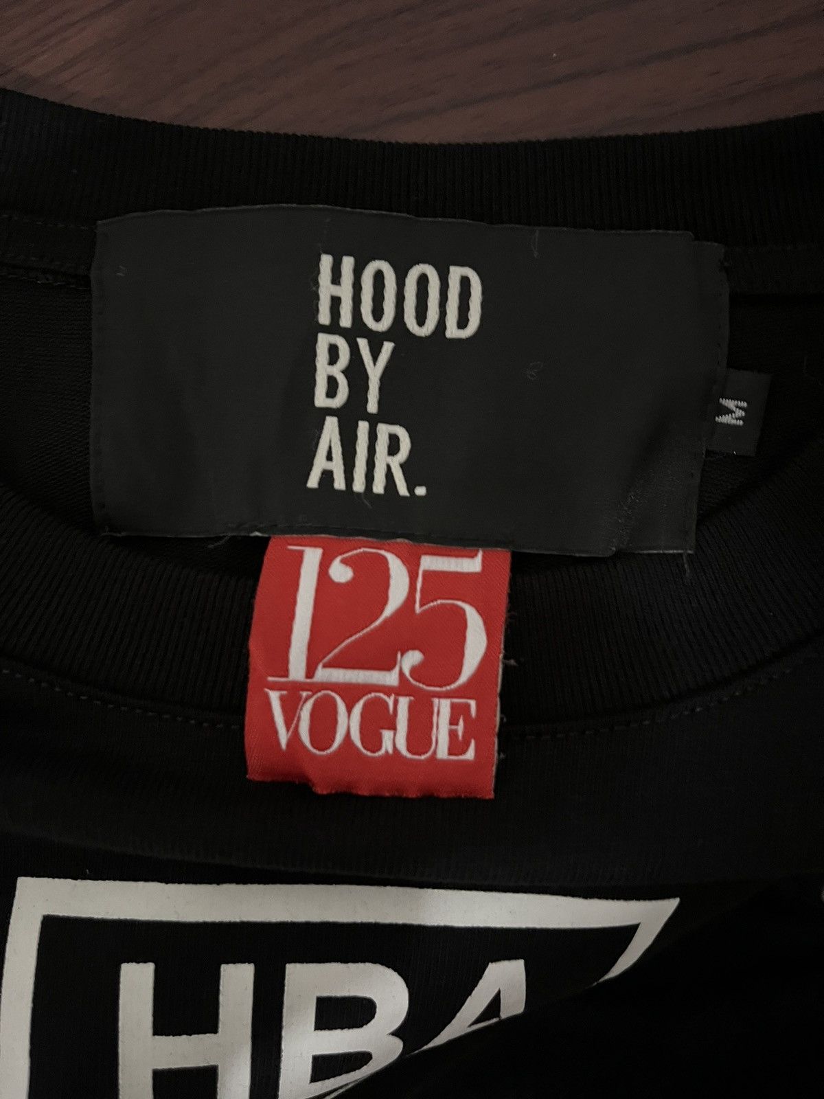 Hood by air “NEVER TRUST A VOGUE GIRL” LS