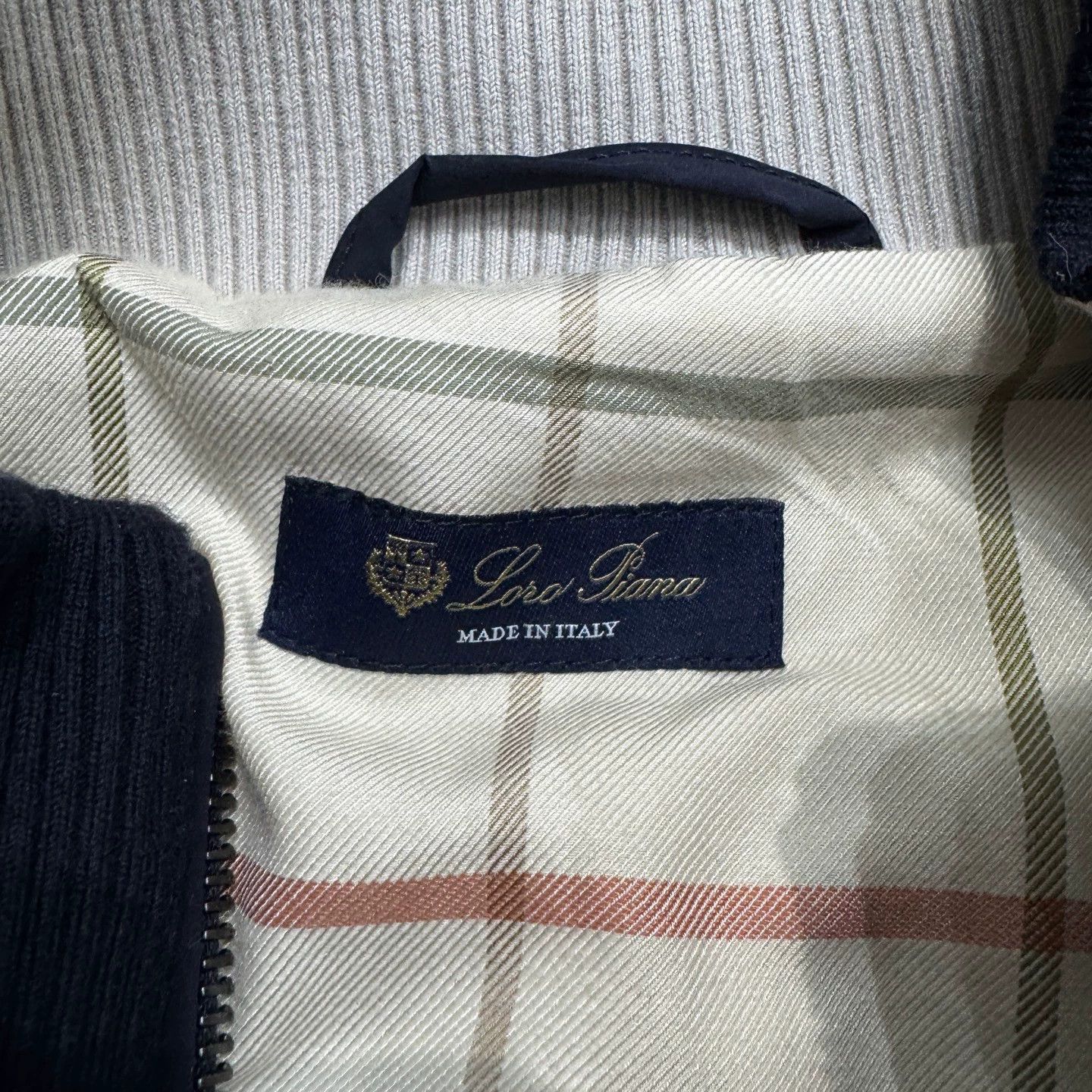 Loro Piana Blue XL Light Jacket with Plaid Lining Size US XL / EU 56 / 4 - 1 Preview