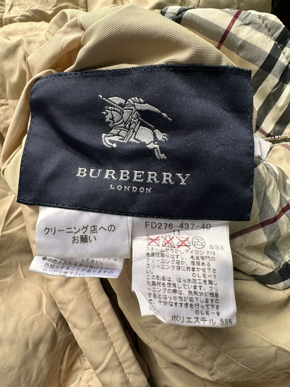 Burberry × Designer × Vintage Burberry Reversible Long Jacket Size M / US 6-8 / IT 42-44 - 6 Thumbnail