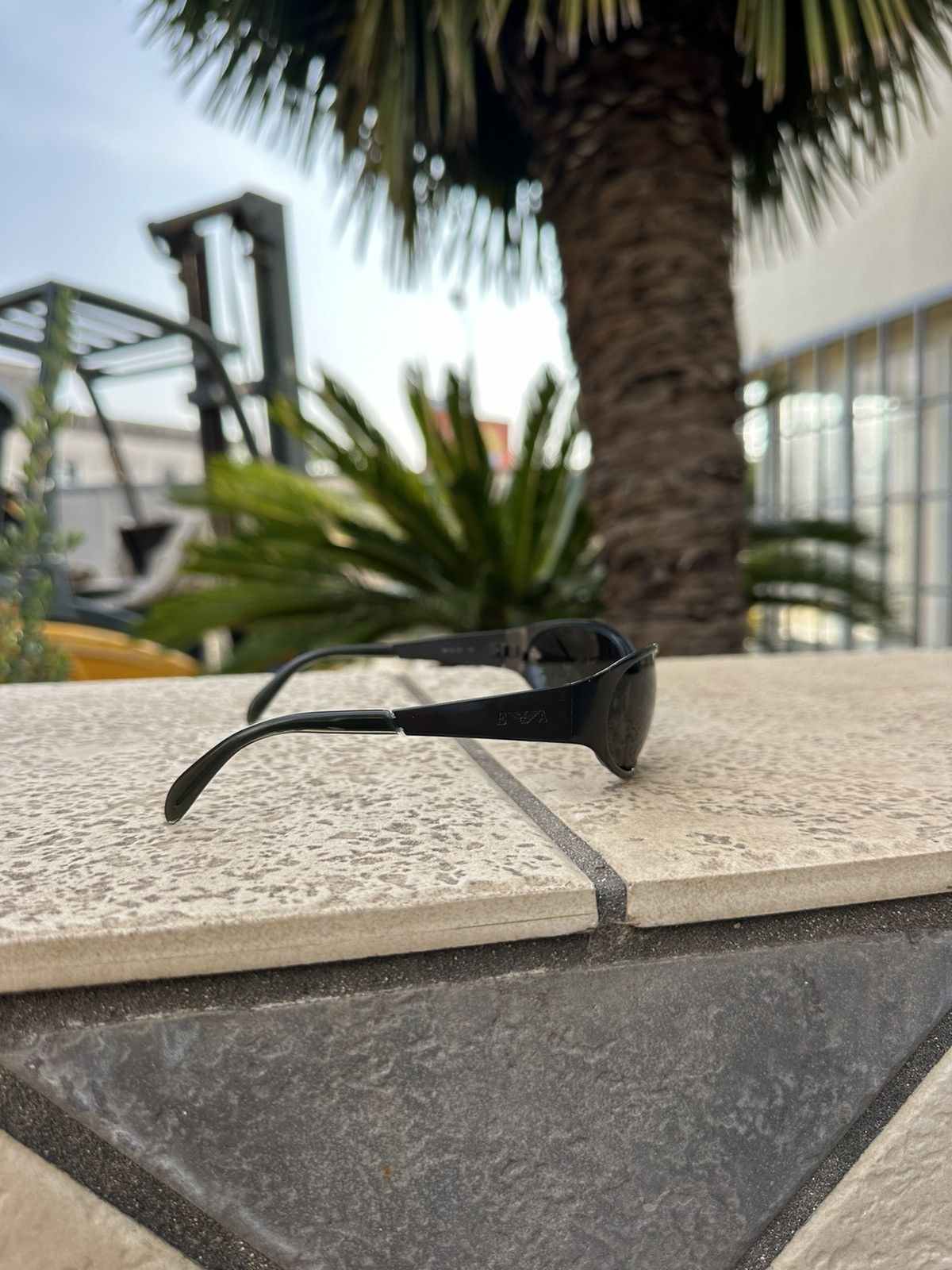 Emporio Armani Emperio Armani Sunglasses Dark Silver 067-S Size ONE SIZE - 2 Thumbnail