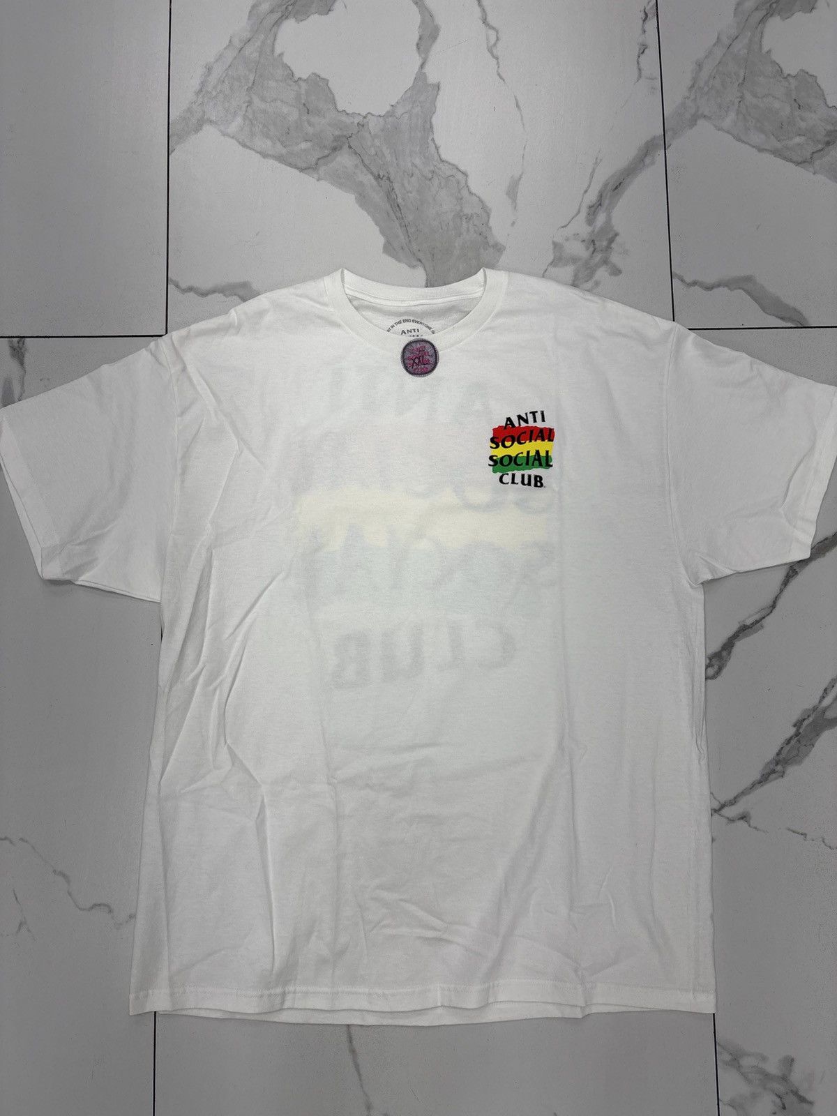 Anti Social Social Club Anti Social Social Club Bobsled Tee “White” Size US XXL / EU 58 / 5 - 1 Thumbnail