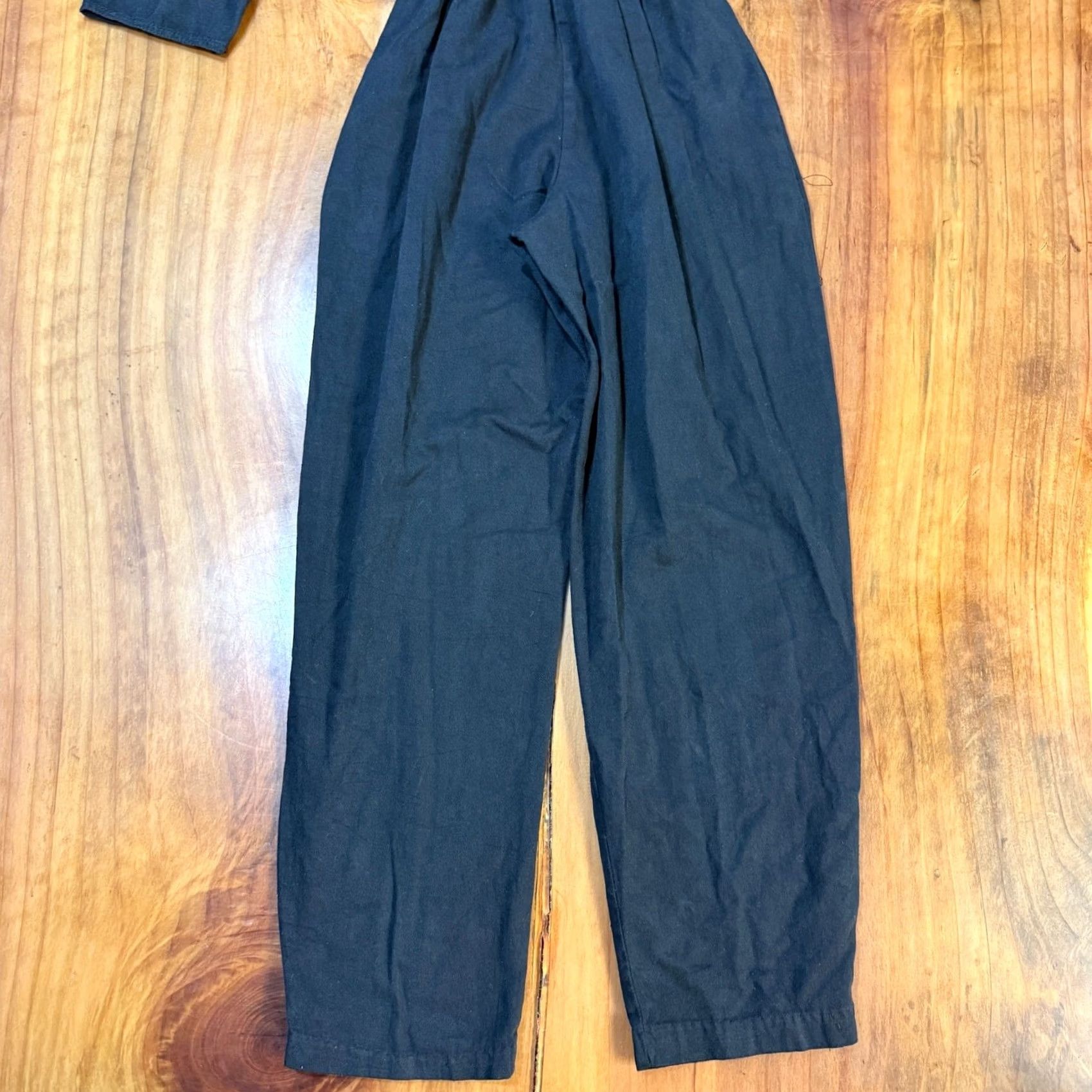 Cherokee VINTAGE Cherokee Jumpsuit Womens 80s 90s Cotton Black Beaded Disco SS16 S/M Size 28" / US 6 / IT 42 - 8 Thumbnail