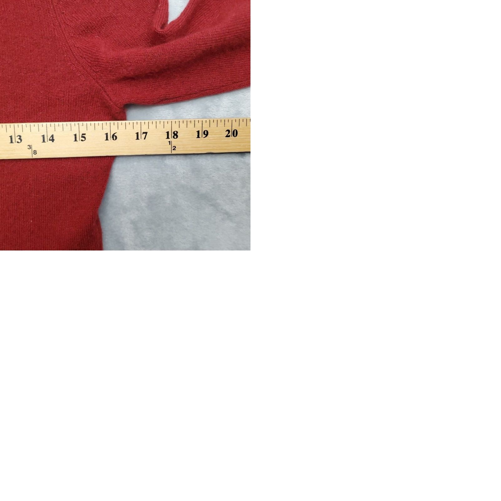 Vintage Alex Marie Sweater Womens S Maroon 100% Cashmere Wool Turtle Neck Classic READ Cardigan Knit Long Sleeve Pockets Solid Casual Red 1990s Womens Size S / US 4 / IT 40 - 9 Thumbnail