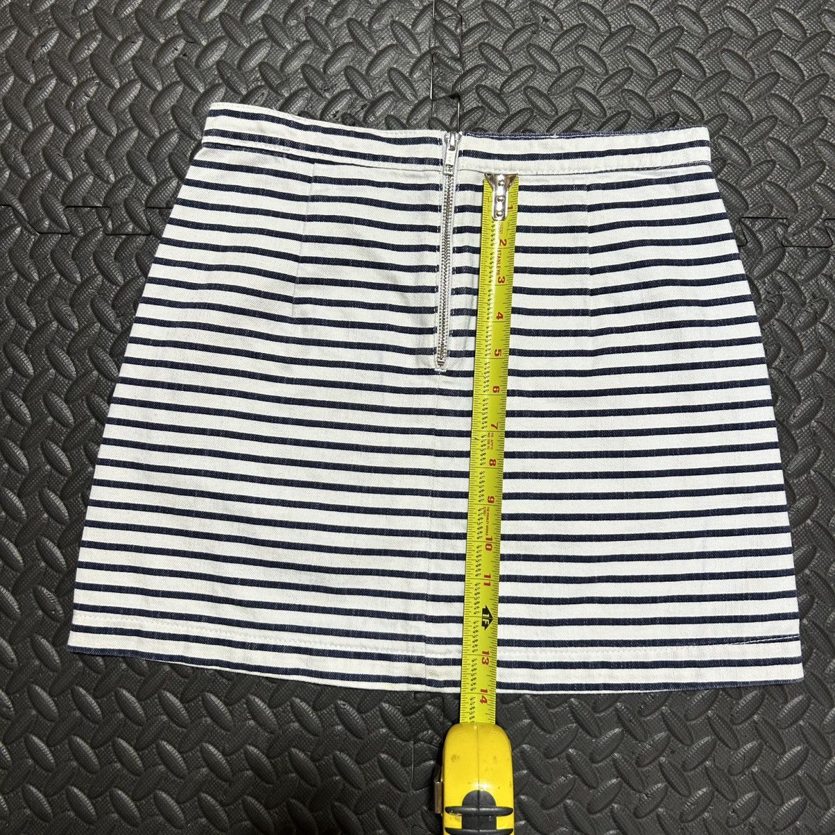 Topshop Topshop Petite Mini Skirt Striped Back Zipper Women’s 4 US Size 27" / US 4 / IT 40 - 12 Thumbnail