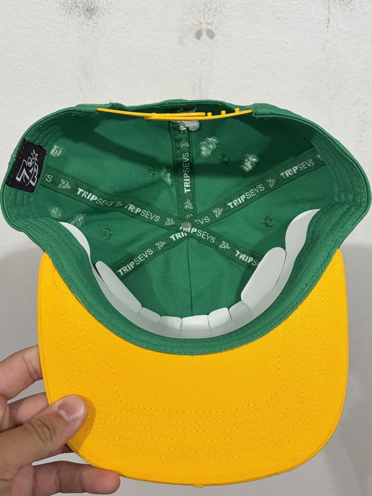TRIPLE SEVENS Triple Sevens Green/Yellow Cap Size ONE SIZE - 4 Thumbnail
