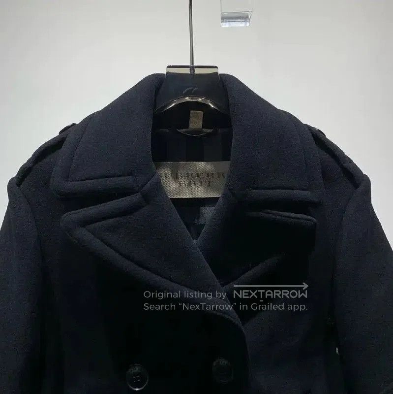 Burberry Burberry Black Wool Peacoat for Women. Size S / US 4 / IT 40 - 5 Thumbnail