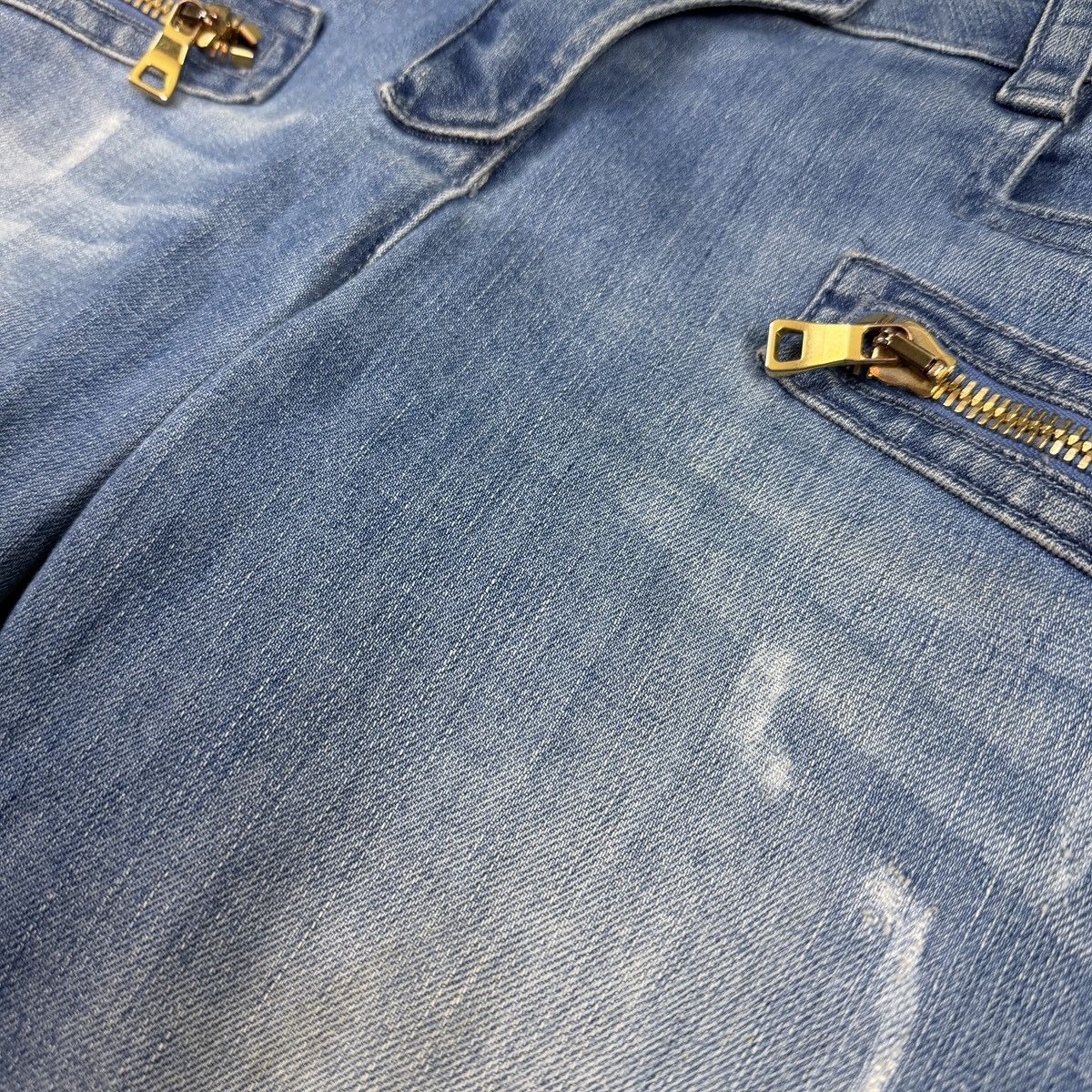 Balmain Balmain biker denim Size US 31 - 2 Thumbnail
