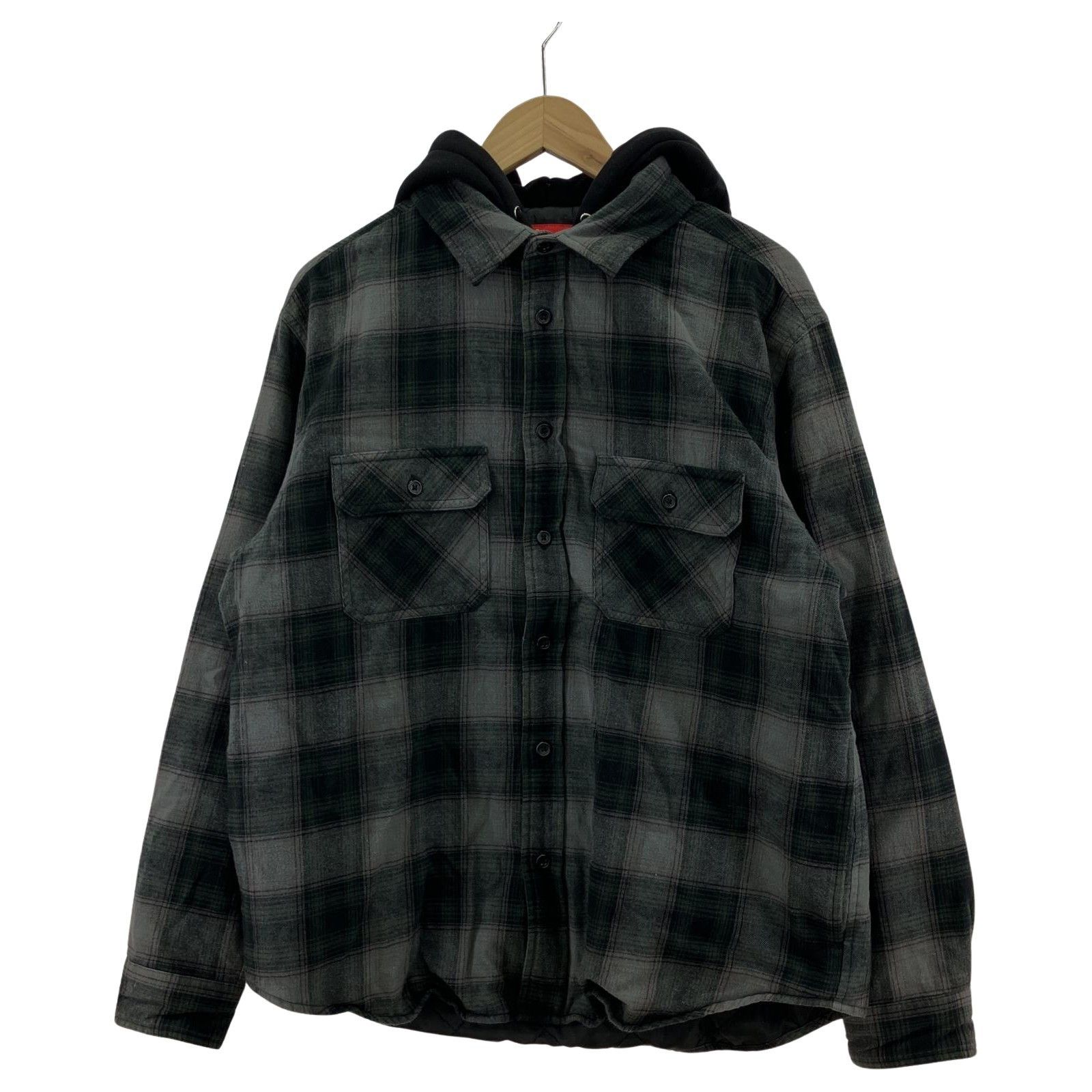 Supreme Hooded Flannel | Grailed