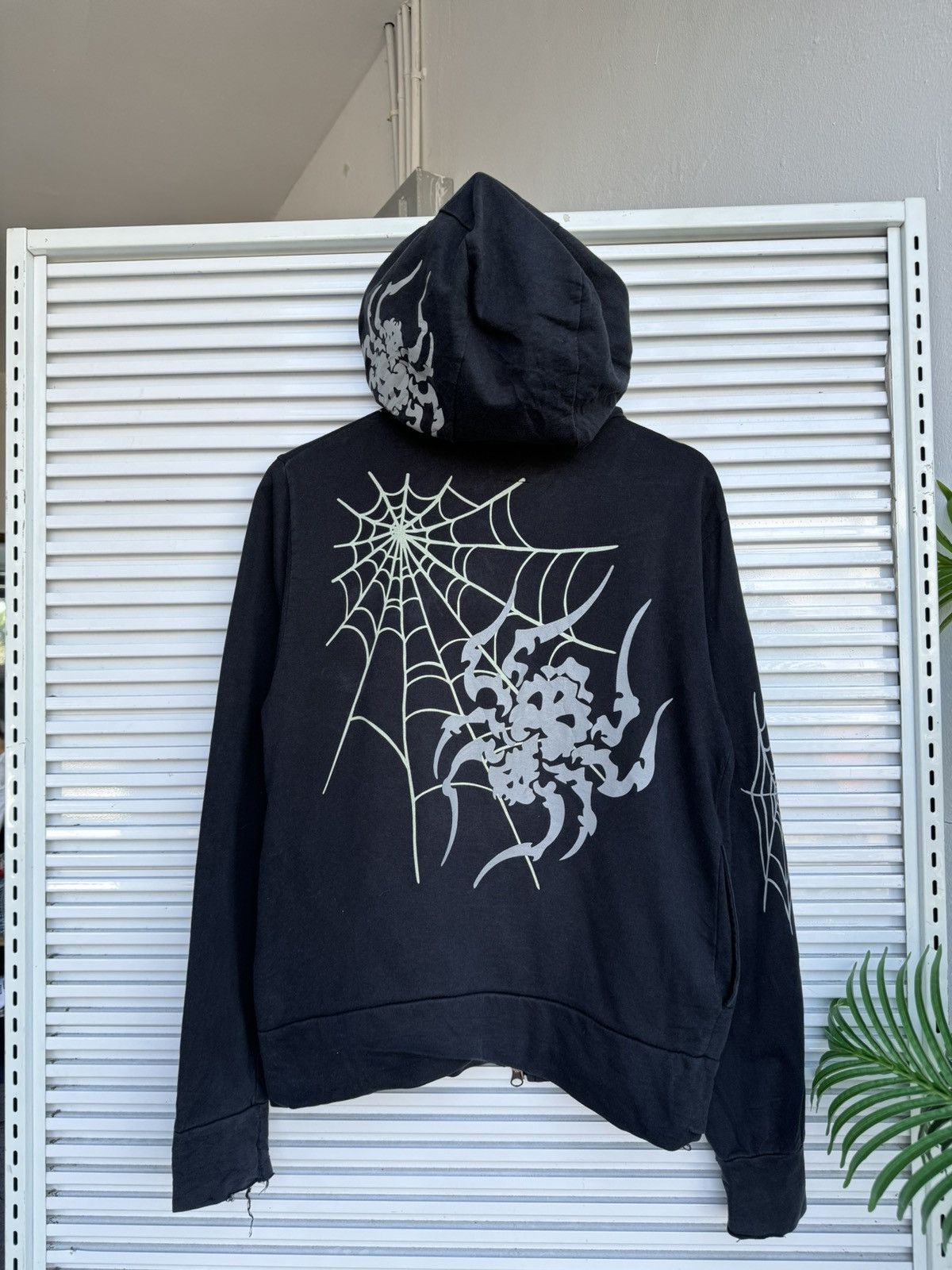 XX Agate Spider Web Punk Riot Poem Hoodies