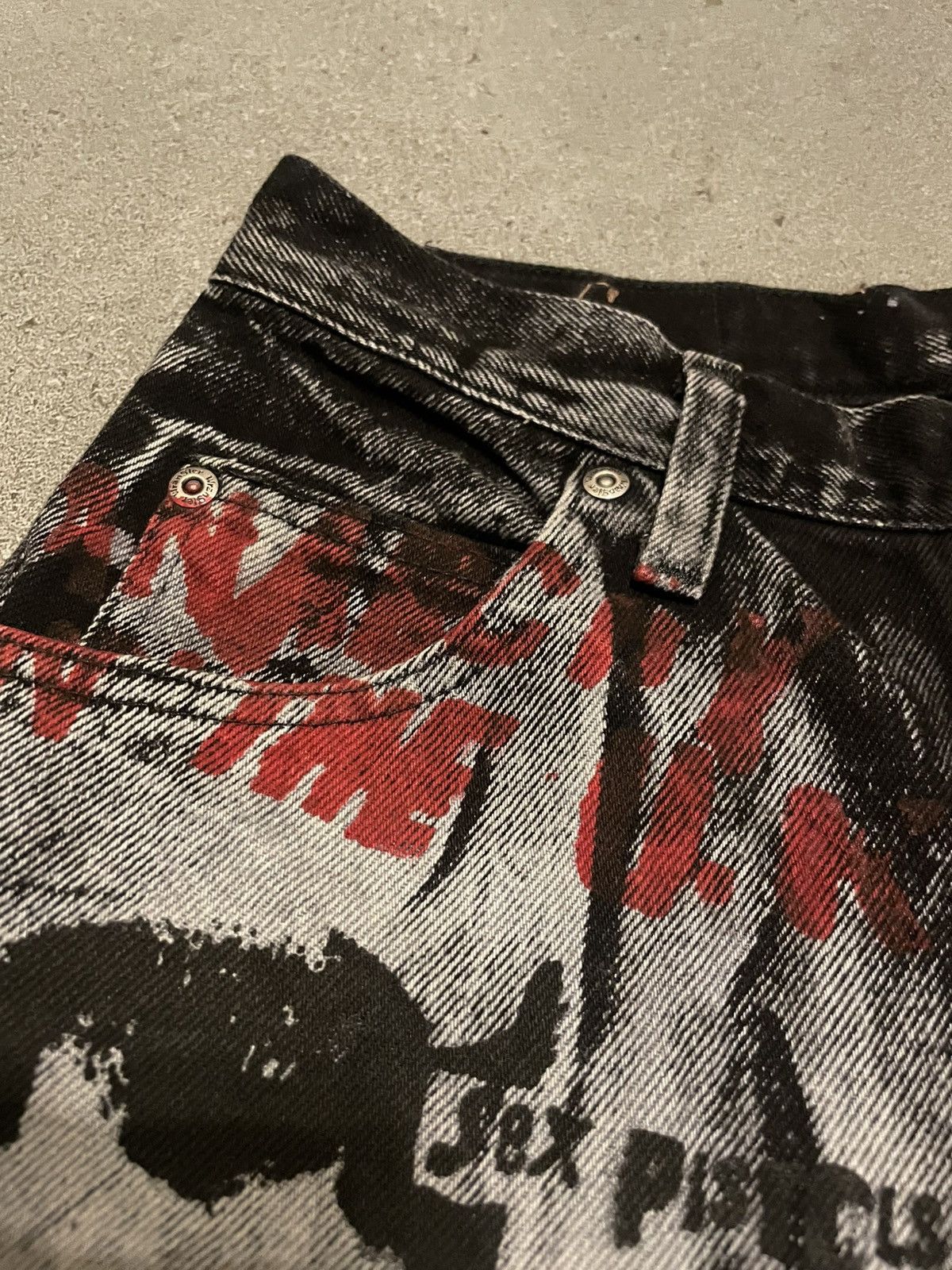 Wrangler Rare Wrangler SEX PISTOLS denim jeans pants size 30 Size US 30 / EU 46 - 6 Thumbnail