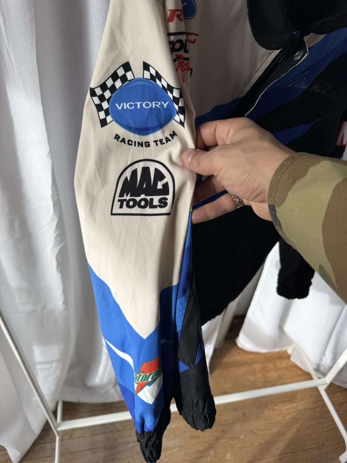 Ford Vintage 90s Ford Victory Team Nascar Jacket Sz L/XL Size US L / EU 52-54 / 3 - 2 Thumbnail