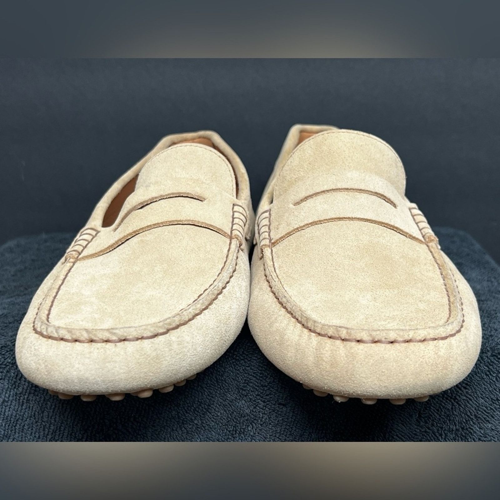 Oliver Cabell Oliver Cabell Sand Suede Driving Loafers Buttery Leather Size US 13 / EU 46 - 4 Thumbnail
