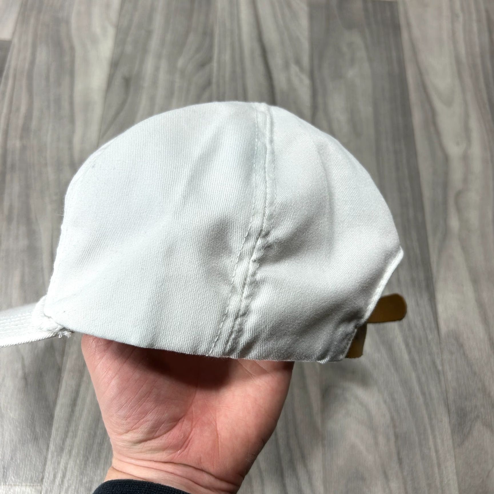 Vintage GE Capital Baseball Cap Mens One Size White Flat Brim Adjustable Strapback Hat Size ONE SIZE - 4 Thumbnail