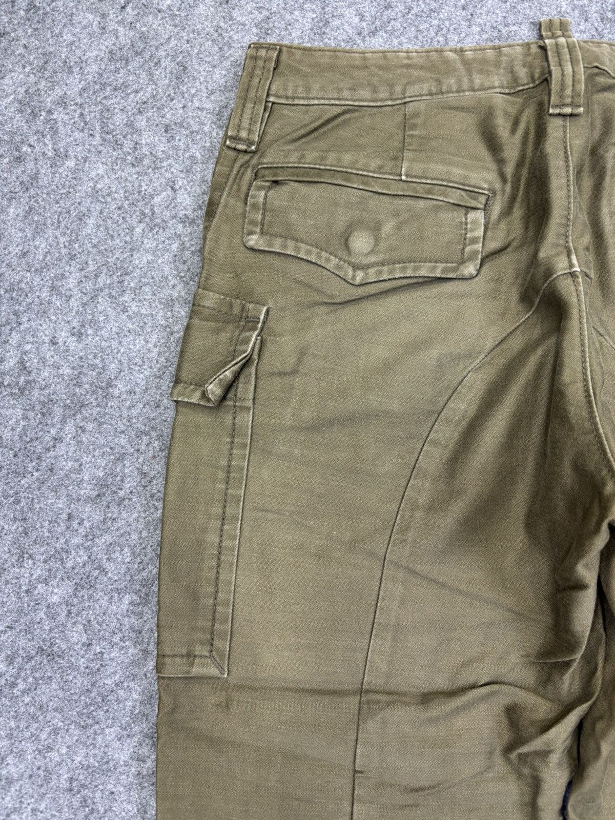 Japanese Brand DISCIPLE motocyclist Stylish Sturdy Cargo Biker Pant F739 Size US 29 - 14 Thumbnail