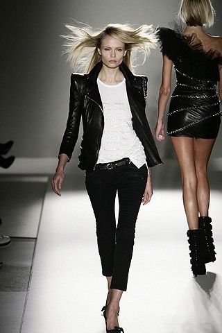 Balmain Balmain FW09 Leather Rider by Christophe Decarnin Size XS / US 0-2 / IT 36-38 - 1 Thumbnail