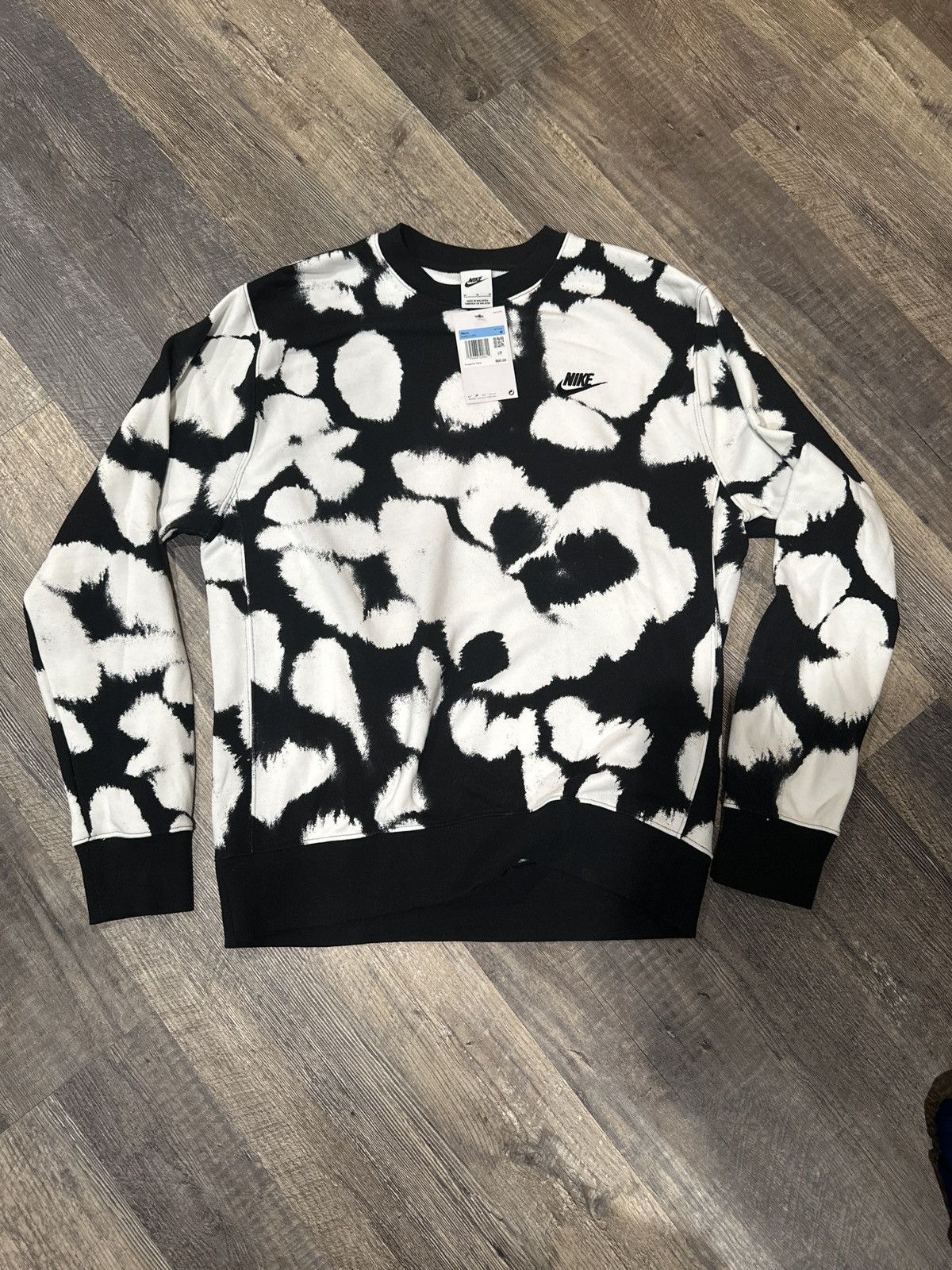 Nike Nike crew neck black and white pattern Size US M / EU 48-50 / 2 - 1 Thumbnail