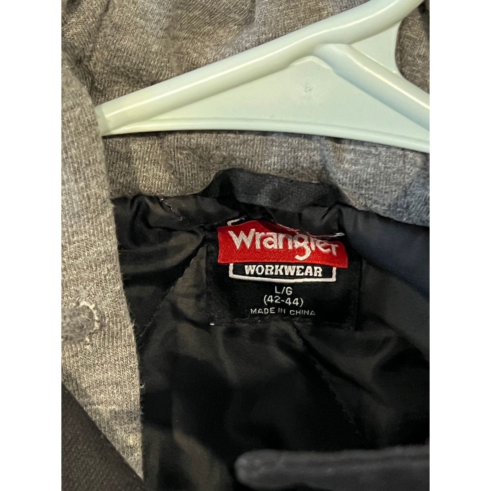 Wrangler Wrangler Workwear Insulated Denim Hooded Jacket Mens Large Size US L / EU 52-54 / 3 - 3 Thumbnail