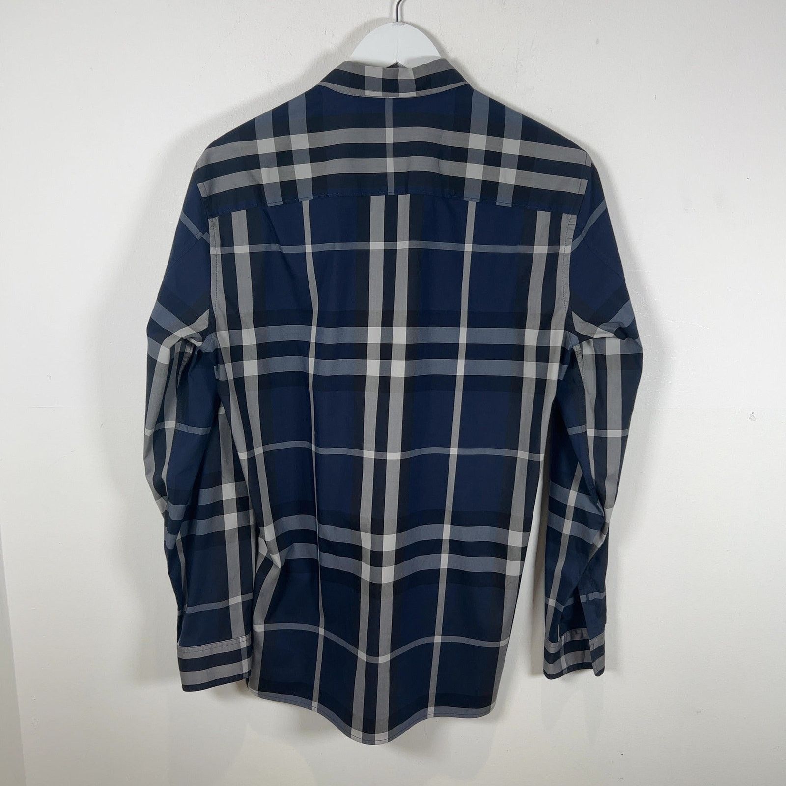 Burberry Burberry Blue Check Shirt Size US M / EU 48-50 / 2 - 4 Thumbnail