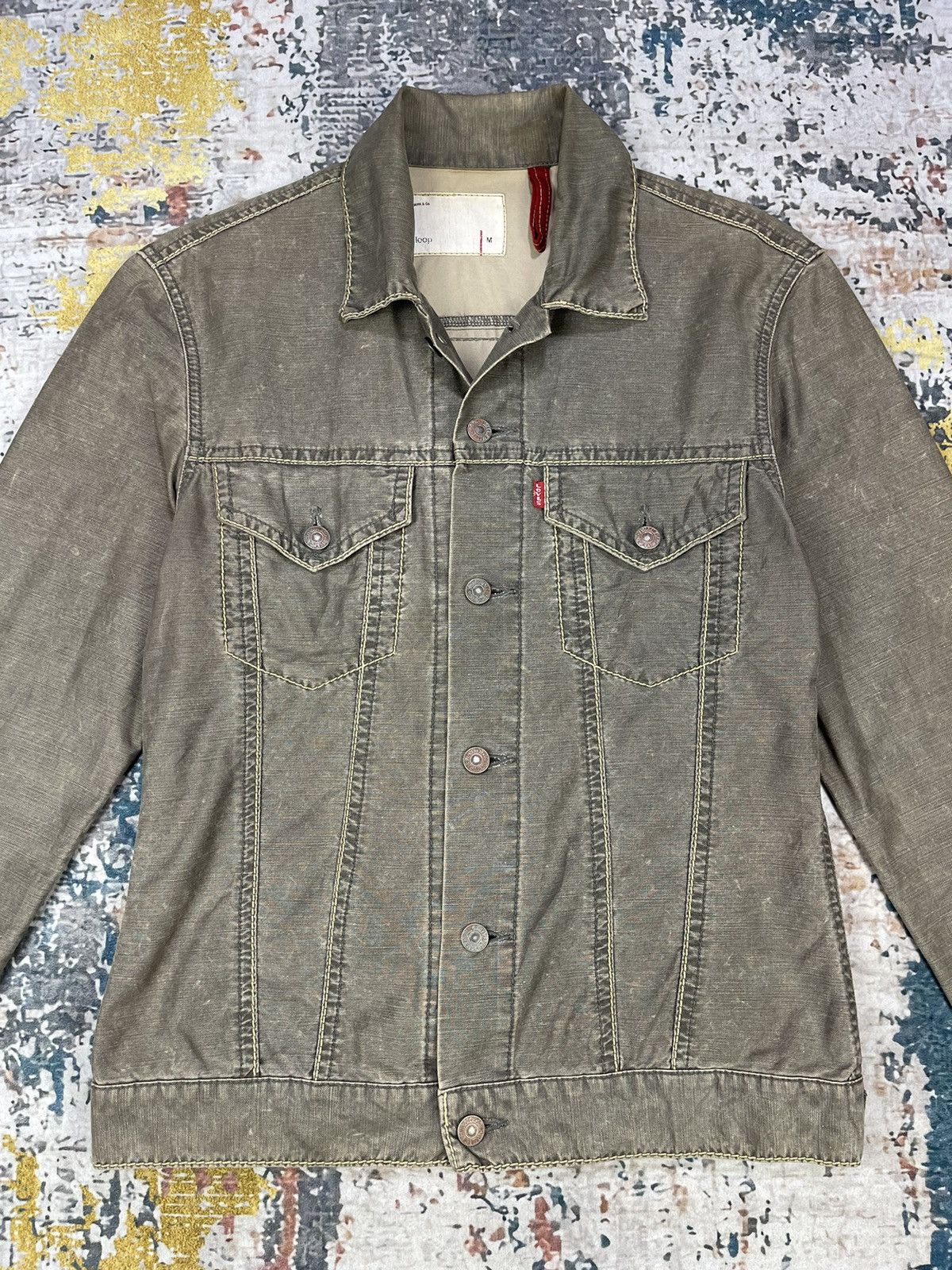 Levi's Levis Redloop Trucker Denim Jackets Size US M / EU 48-50 / 2 - 2 Thumbnail