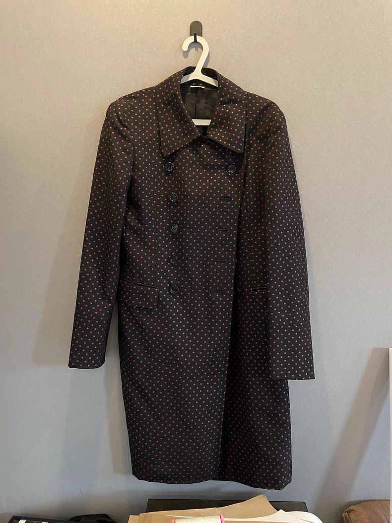 Comme des Garcons CDG homme plus Polka Dot Wool Coat Size US M / EU 48-50 / 2 - 1 Thumbnail