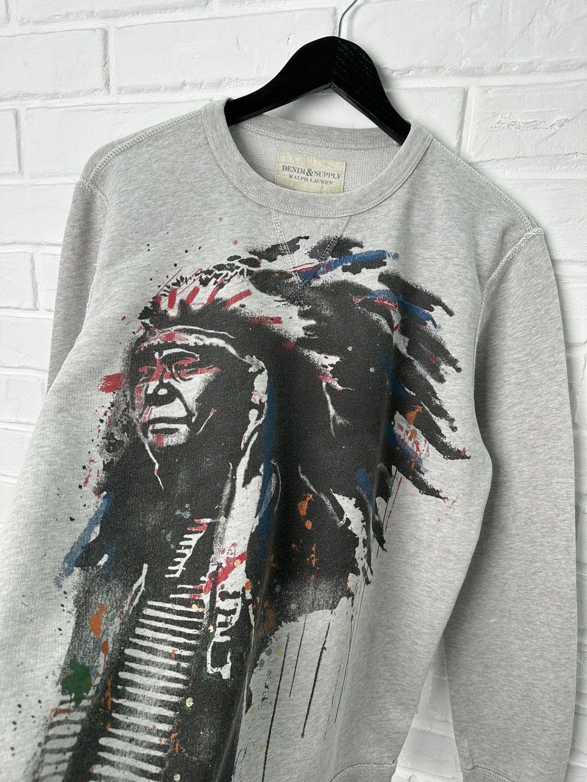 Denim & Supply Ralph Lauren Denim & Supply RALPH LAUREN Indian Print Sweatshirt Size US S / EU 44-46 / 1 - 12 Thumbnail