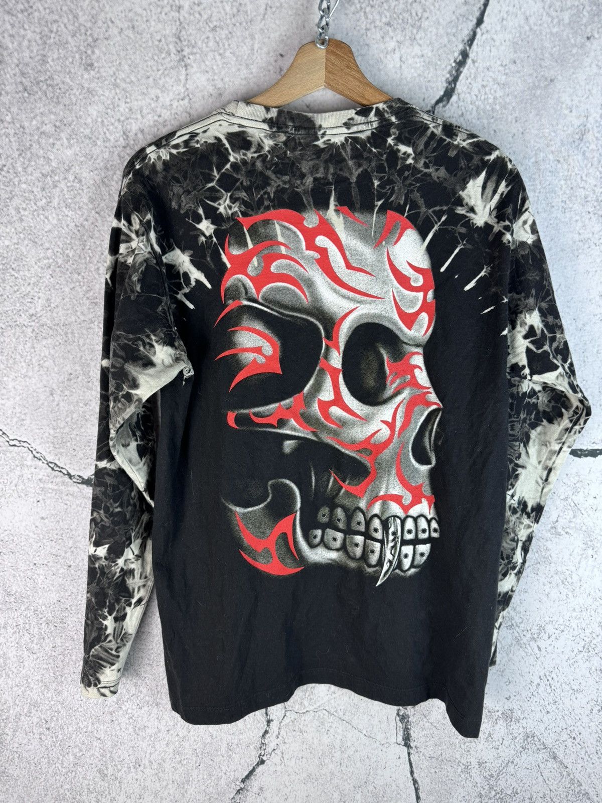 Affliction Affliction style Wing Reversible Cyber Y2K Style Long Sleeve Size US M / EU 48-50 / 2 - 2 Thumbnail