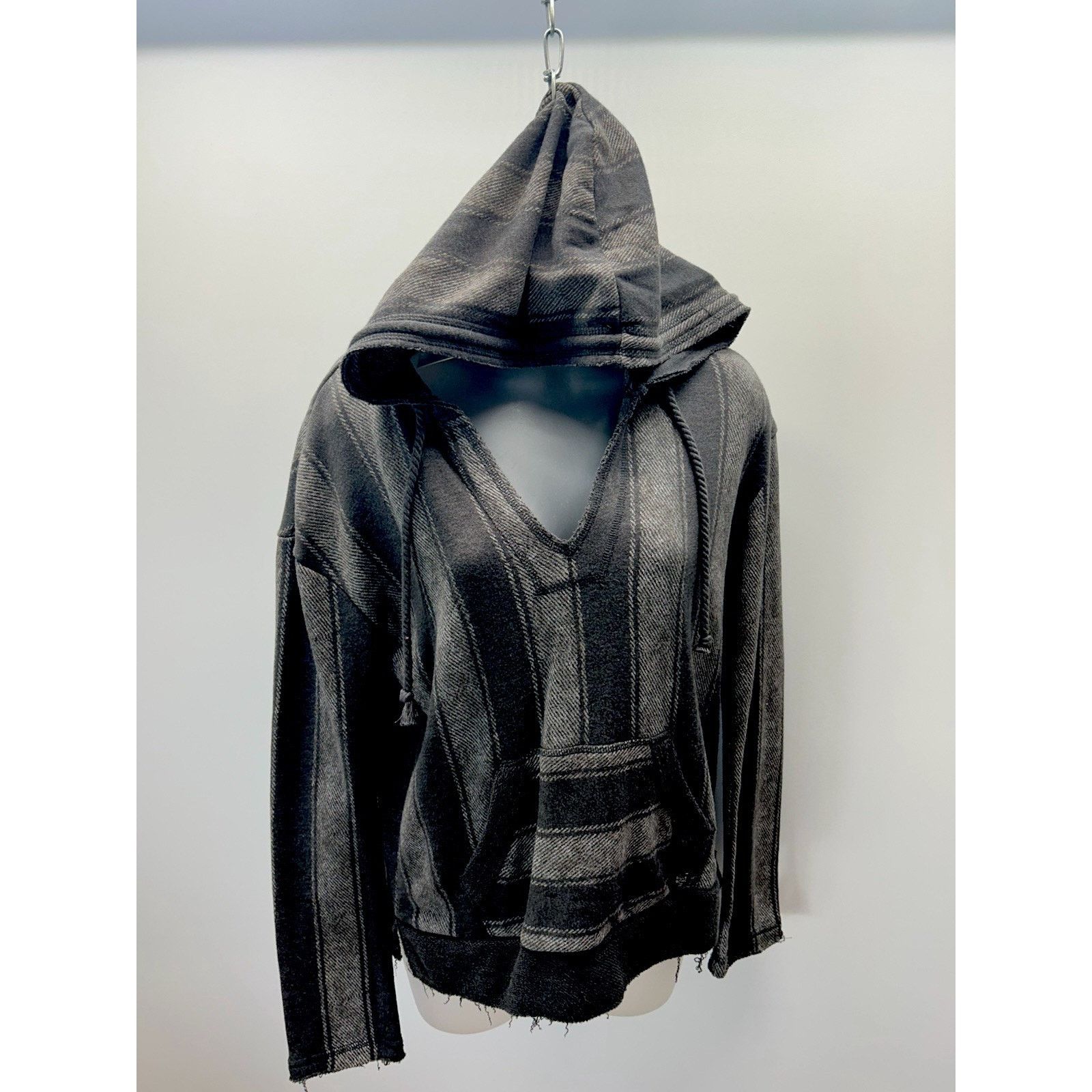 Billabong Billabong Hoodie Terry Pullover Grey Beach Stripe SP NWT Size S / US 4 / IT 40 - 1 Thumbnail