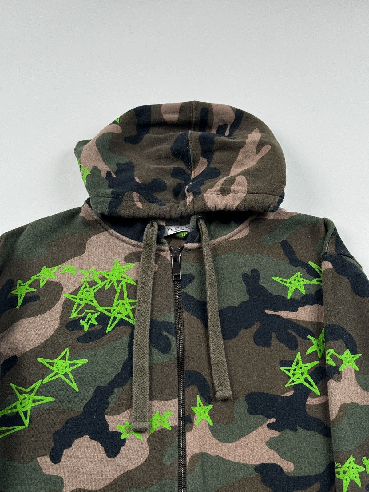 Valentino Valentino Camo Zip Up Hoodie Size US S / EU 44-46 / 1 - 2 Thumbnail
