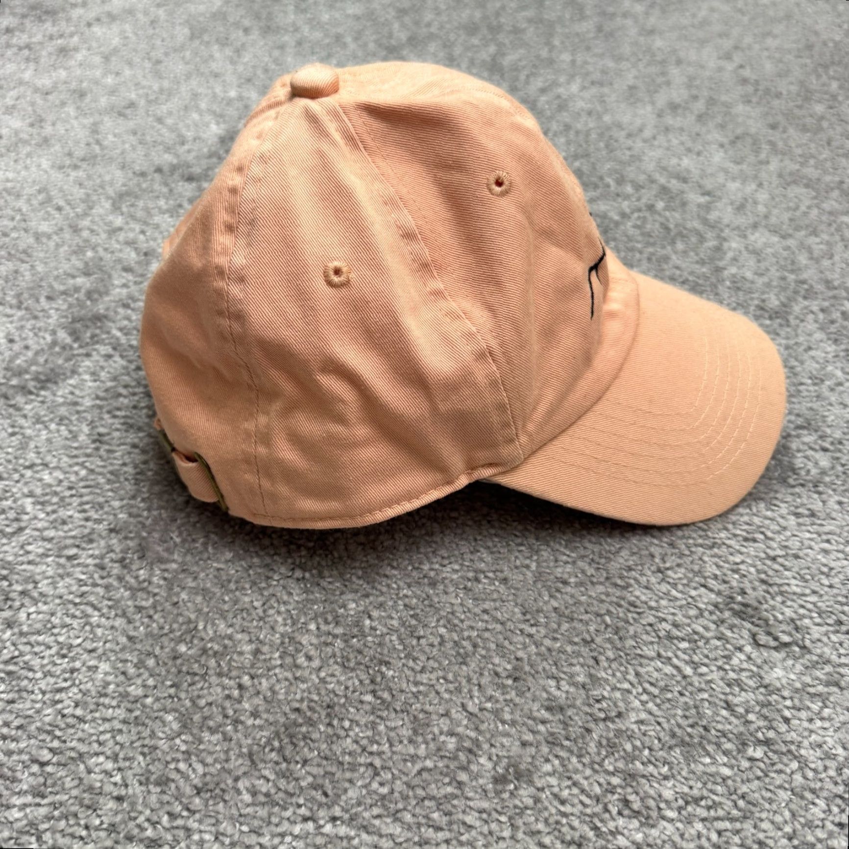 Vintage Elkod Mountain Range Embroidered Hat Orange One Size Adjustable Men Baseball Cap Outdoor Cotton Canvas Mens Size ONE SIZE - 7 Thumbnail