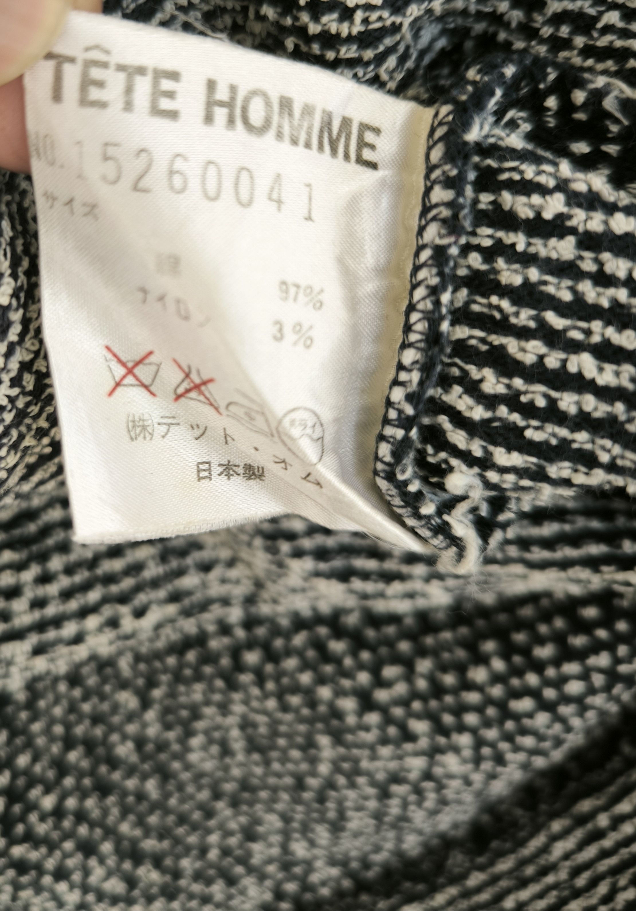 Tete Homme TETE HOMME knitwear Size US L / EU 52-54 / 3 - 7 Thumbnail