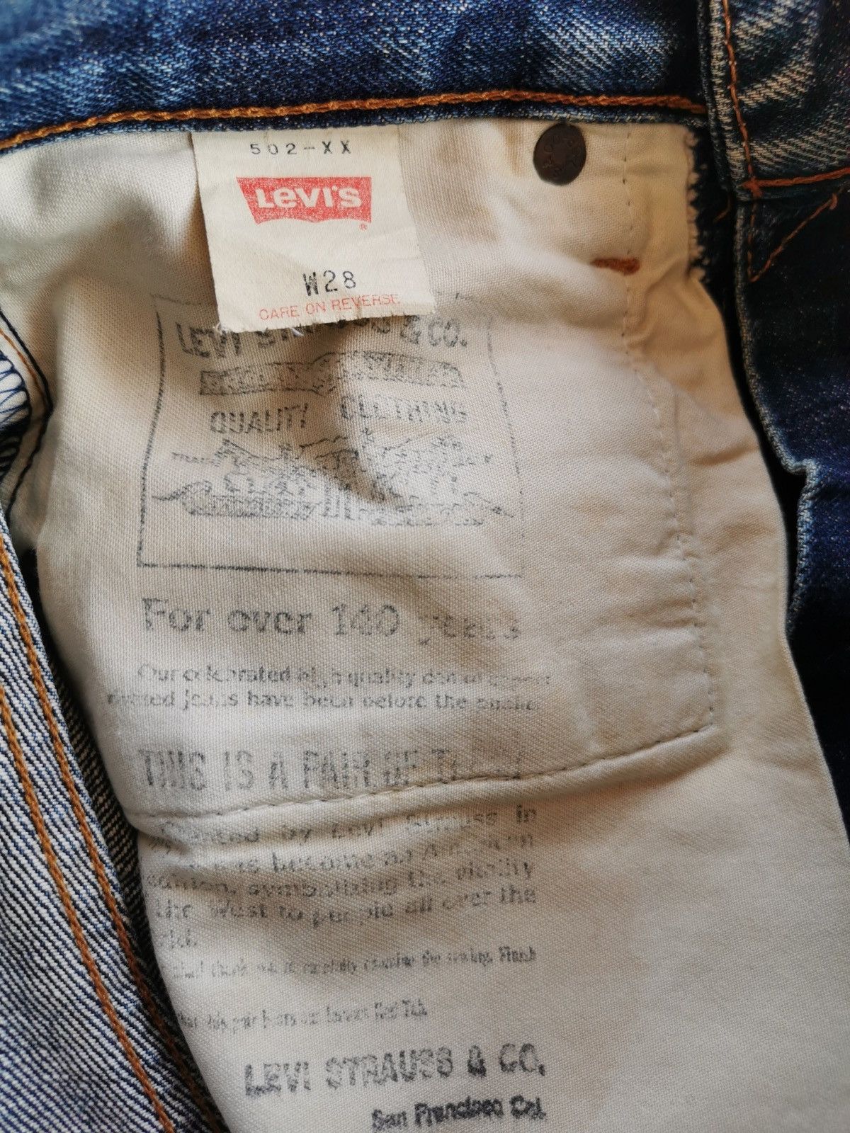 Levi's × Vintage Levis Vintage Selvedge Size US 28 / EU 44 - 13 Thumbnail