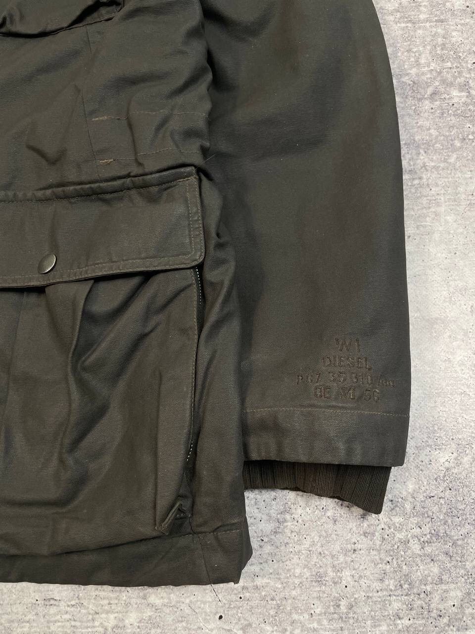 Diesel Vintage 90s Diesel Wax Jacket Distressed Y2K Size US L / EU 52-54 / 3 - 4 Thumbnail