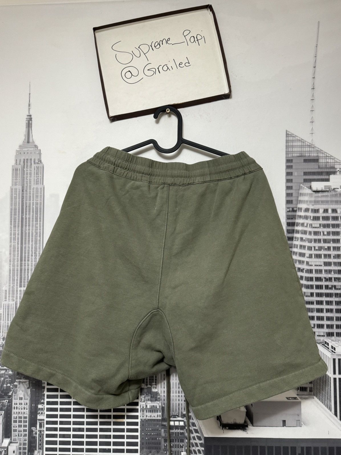 Fear of God 🔥OG FOG Fear of God Collection Two Shorts Olive SZ Small Size US 32 / EU 48 - 4 Thumbnail