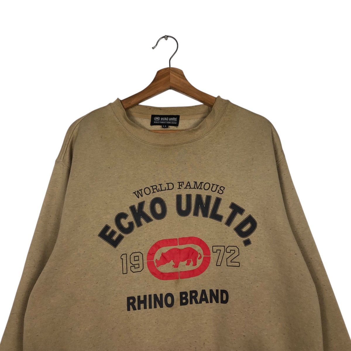 Ecko Unltd. × Vintage 📌Vintage Sweatshirt Ecko Untld Big Logo Over Print Size US L / EU 52-54 / 3 - 4 Thumbnail