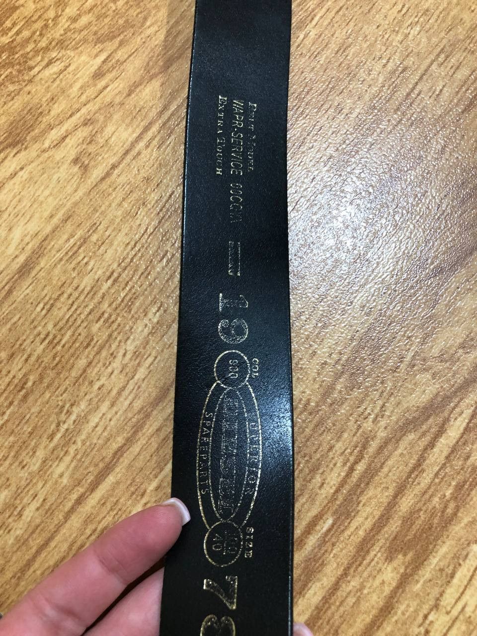 Diesel Diesel Leather Belt Distressed 90s Mens Size ONE SIZE - 4 Thumbnail