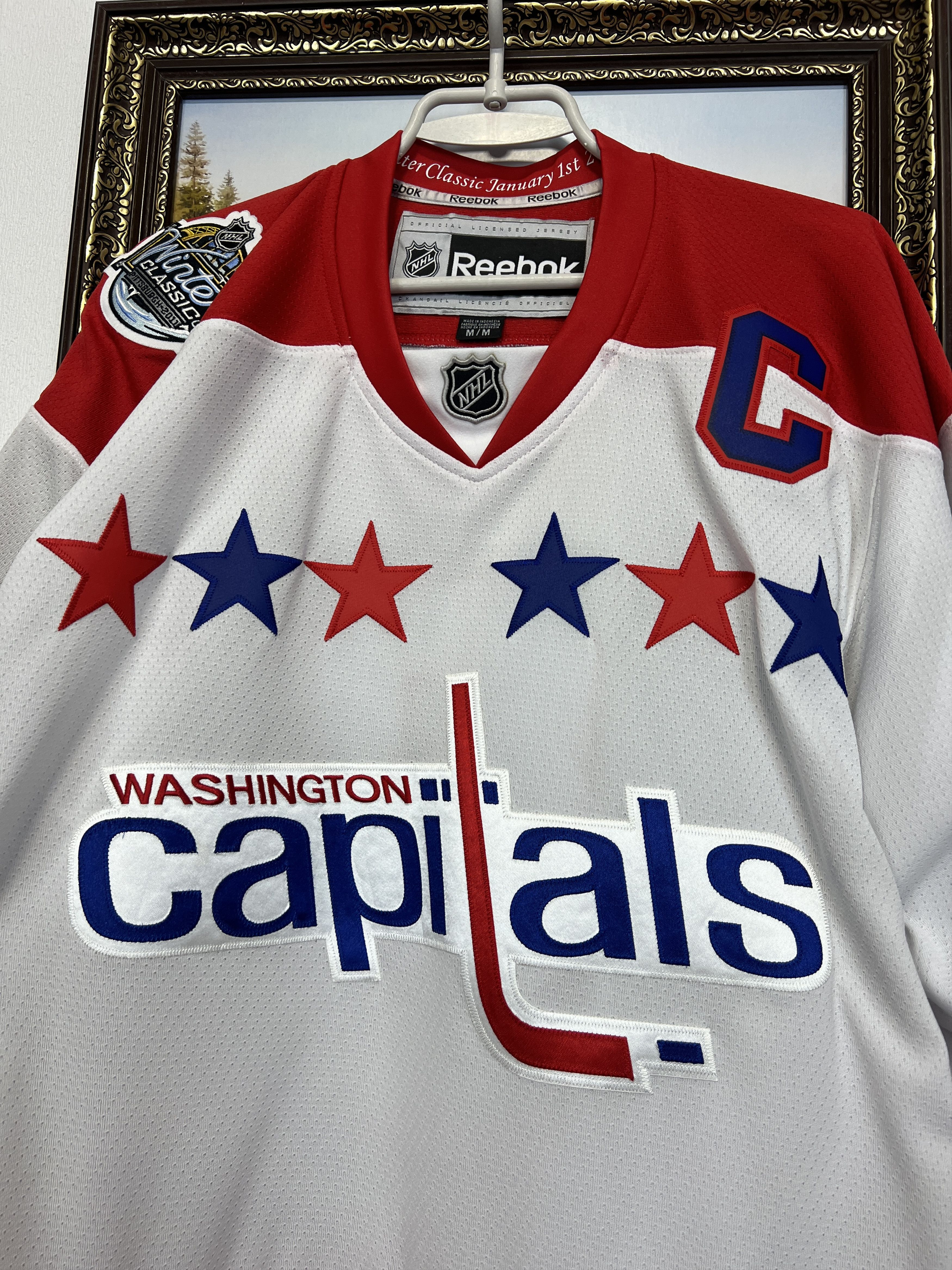 Reebok Backstrom Washington Capitals NHL Hockey Ovechkin Jersey Size US M / EU 48-50 / 2 - 3 Thumbnail