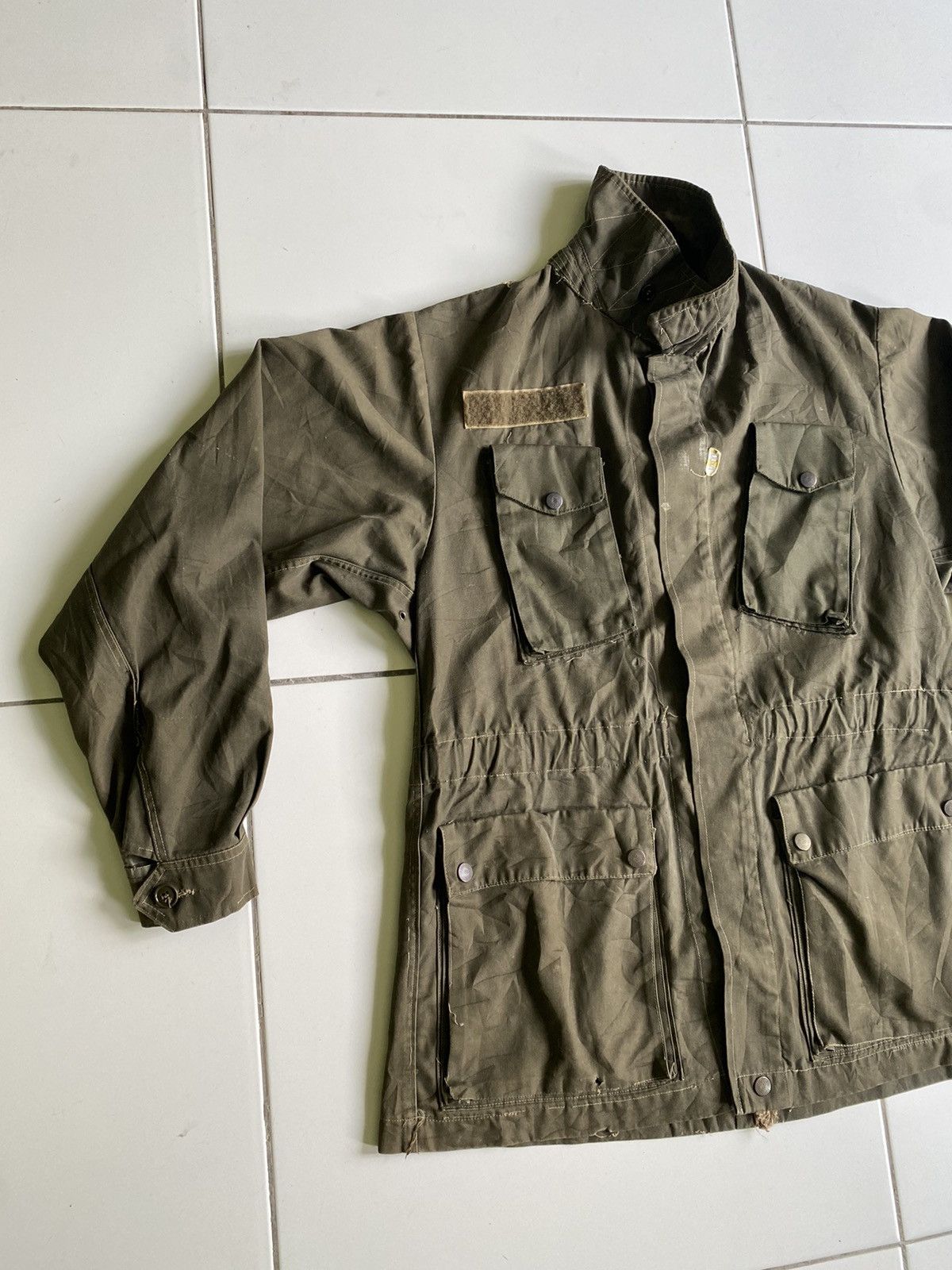 Vintage 90s Army Handmade worked Jackets