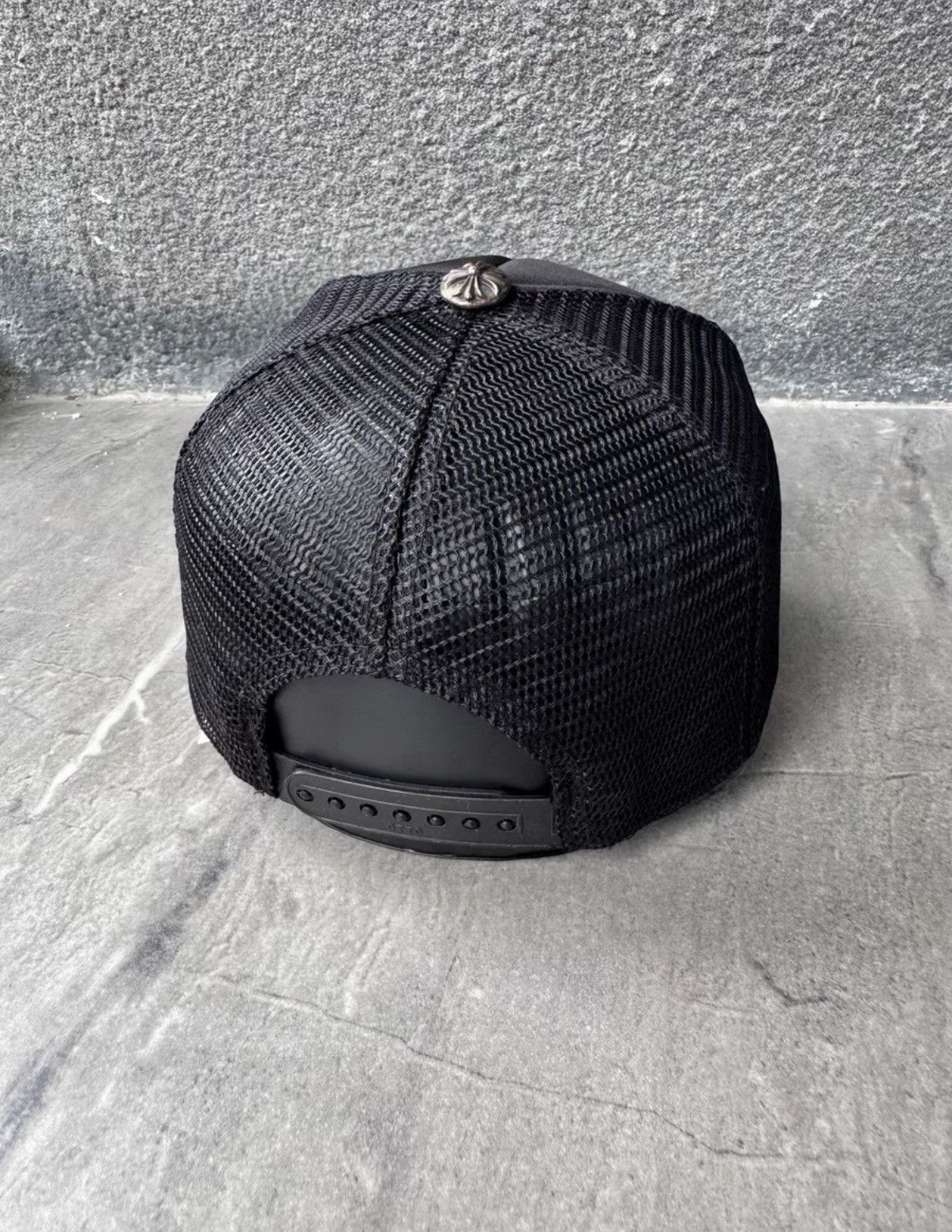 Chrome Hearts Chrome Hearts Cross Leather Patch Trucker Hat Size ONE SIZE - 2 Thumbnail