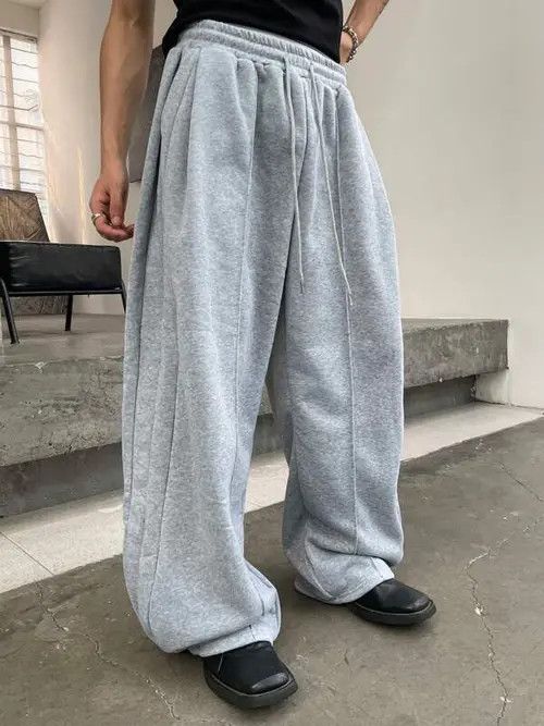Japanese Brand Kimura x Asai Grey loose fit sweatpants baggy Wide Leg Size US 34 / EU 50 - 1 Thumbnail