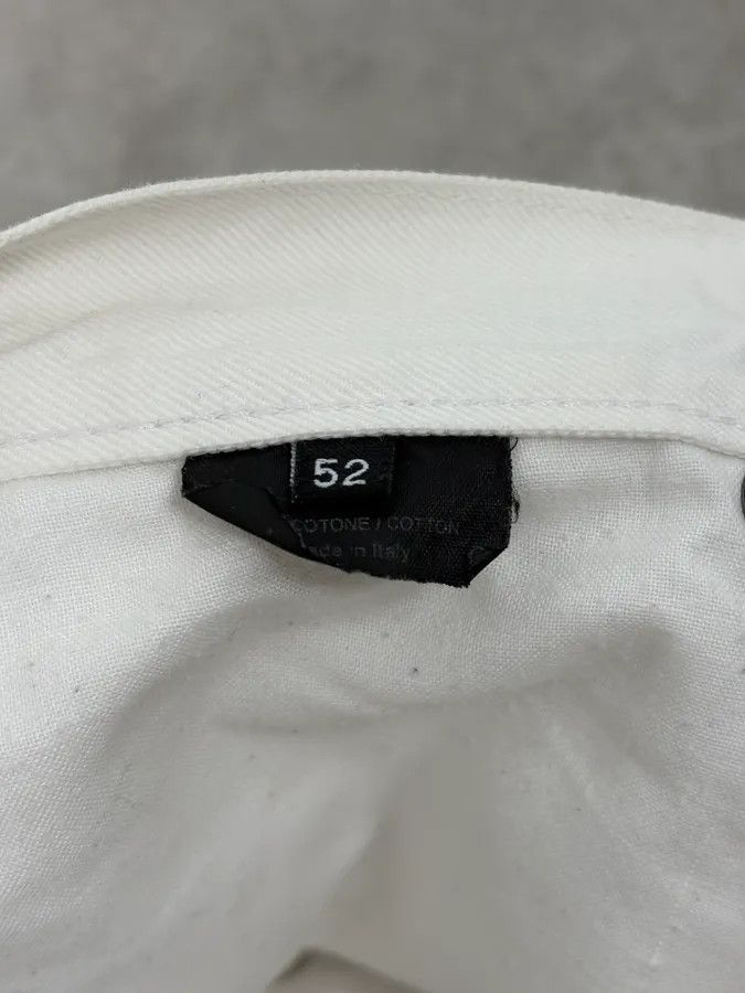 Gucci 2000s Gucci White Minimalist Denim Jeans Size US 32 / EU 48 - 13 Thumbnail