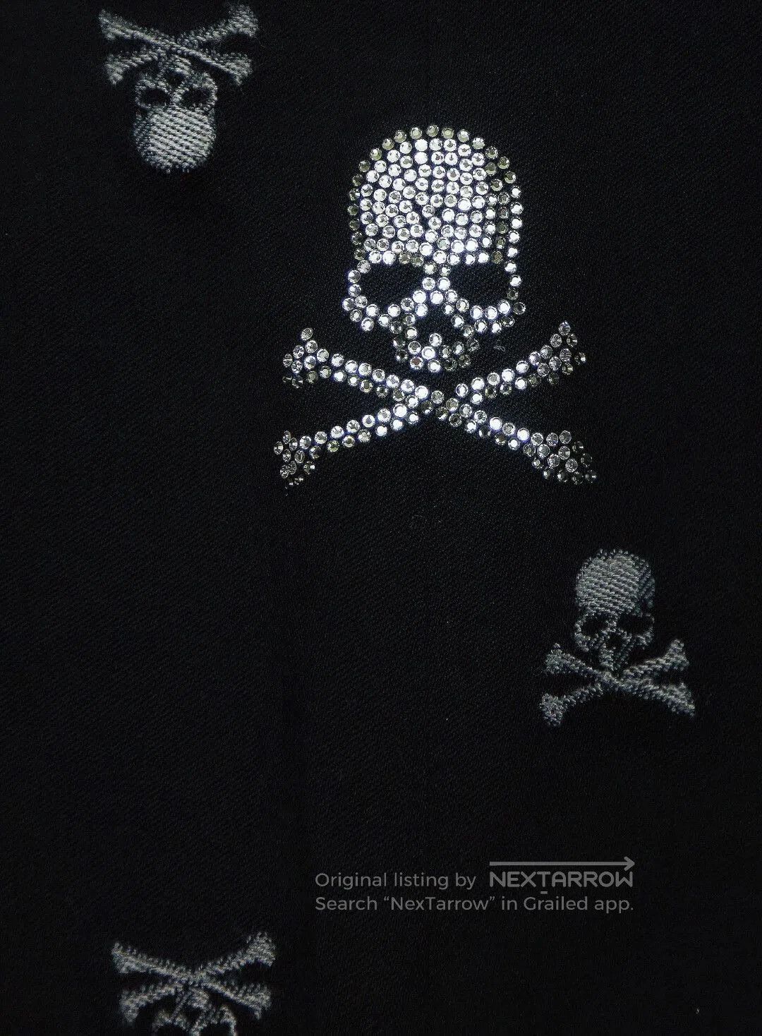 Mastermind Japan Black Skull Pattern Sleeveless Top XS. Size US XS / EU 42 / 0 - 4 Thumbnail