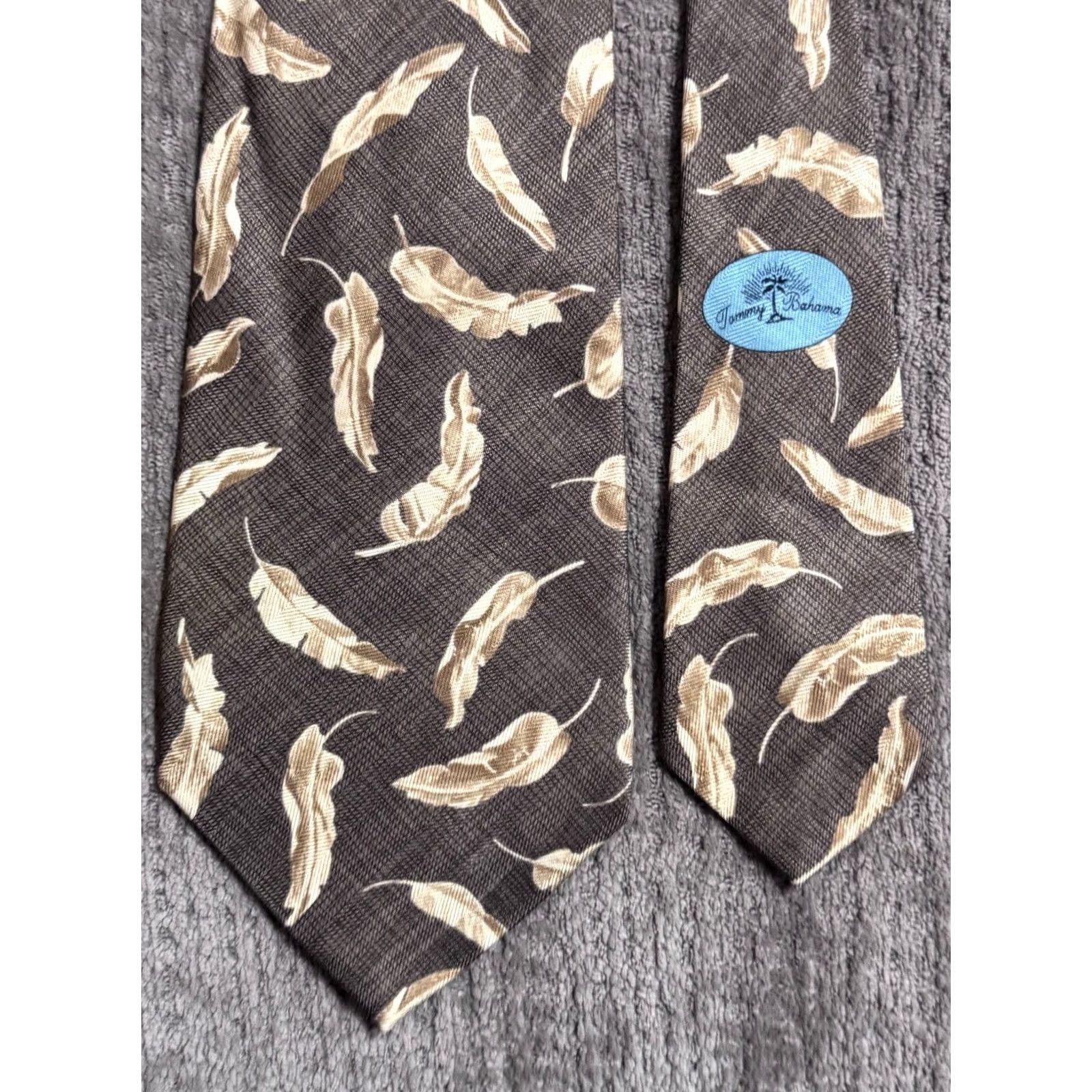 Tommy Bahama VINTAGE Tommy Bahama Mens Silk Necktie Tie Size ONE SIZE - 3 Thumbnail