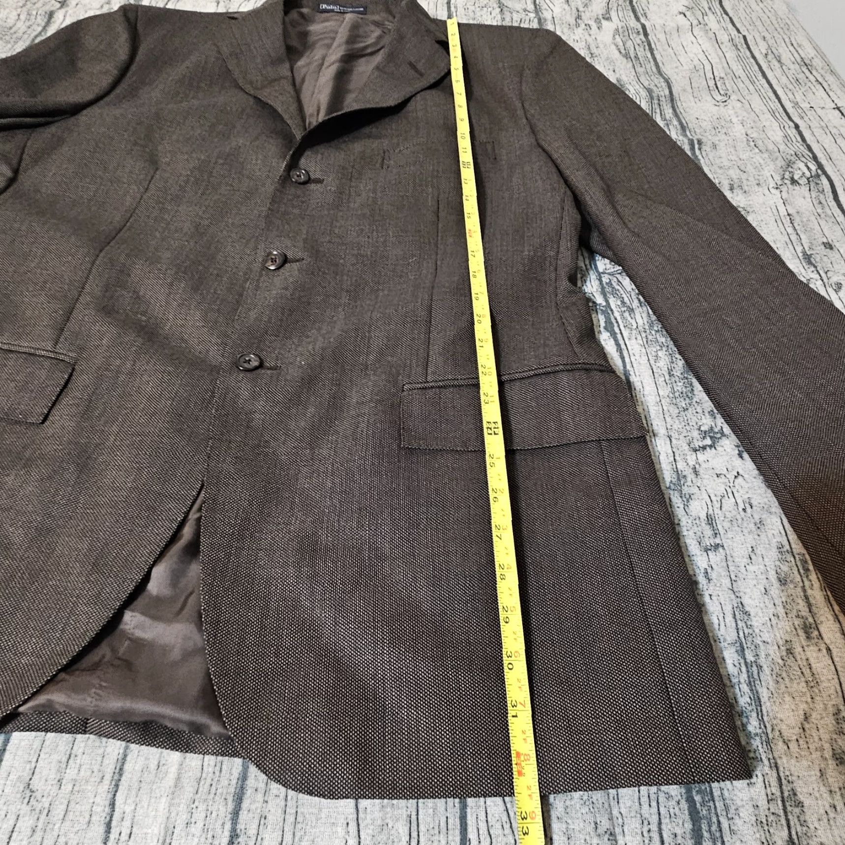 Polo Ralph Lauren VTG Polo Ralph Lauren Wool Sport Coat Blazer 42 R Men Regular Tweed Notch Lapel 3 Button USA Vintage Union Made Jacket/Coat Size US XL / EU 56 / 4 - 5 Thumbnail