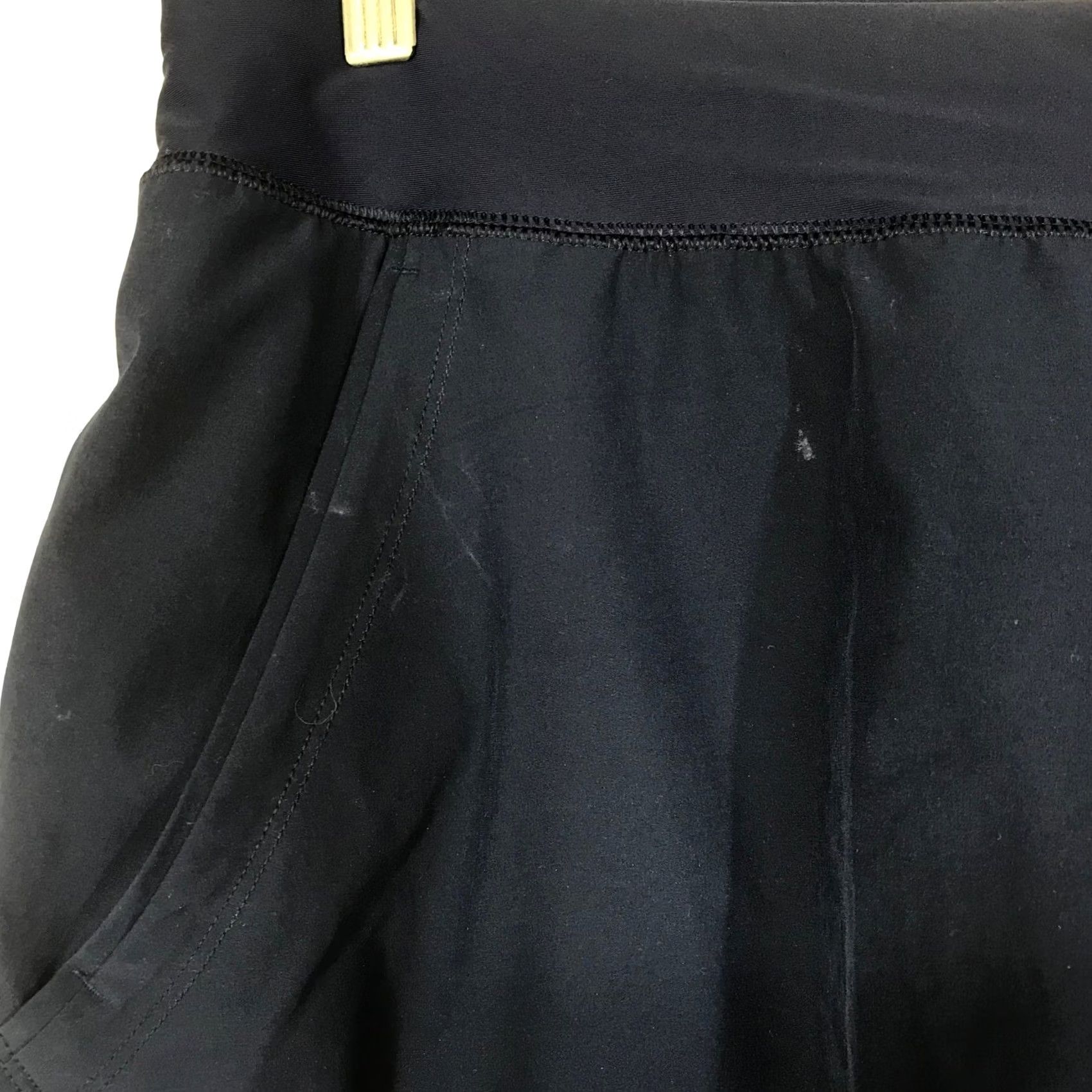 Lands' End VINTAGE Lands' End Womens Navy Blue Active Shorts Size 14 Pockets Liner Size 36" / US 14 / IT 50 - 4 Thumbnail
