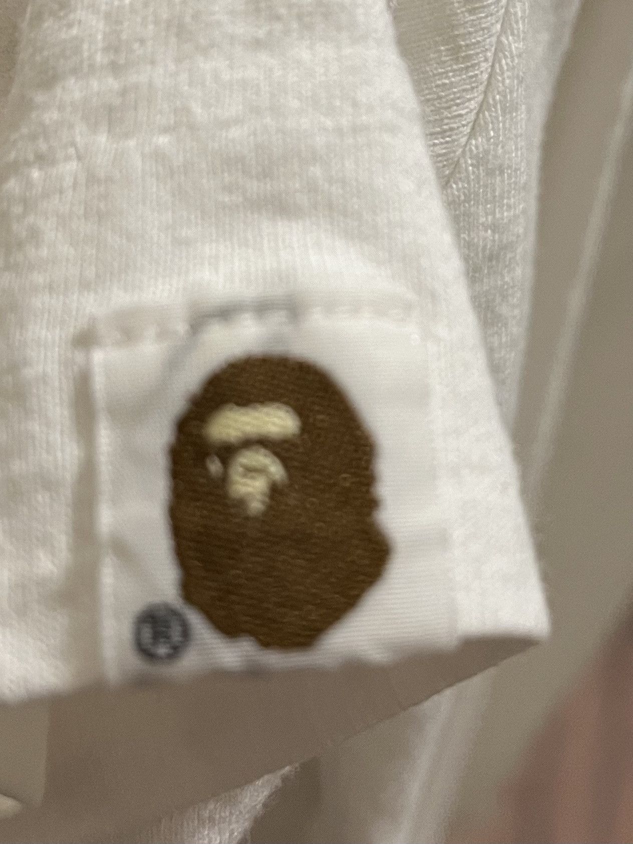 Bape Bape camo logo tee shirt Size US L / EU 52-54 / 3 - 6 Thumbnail