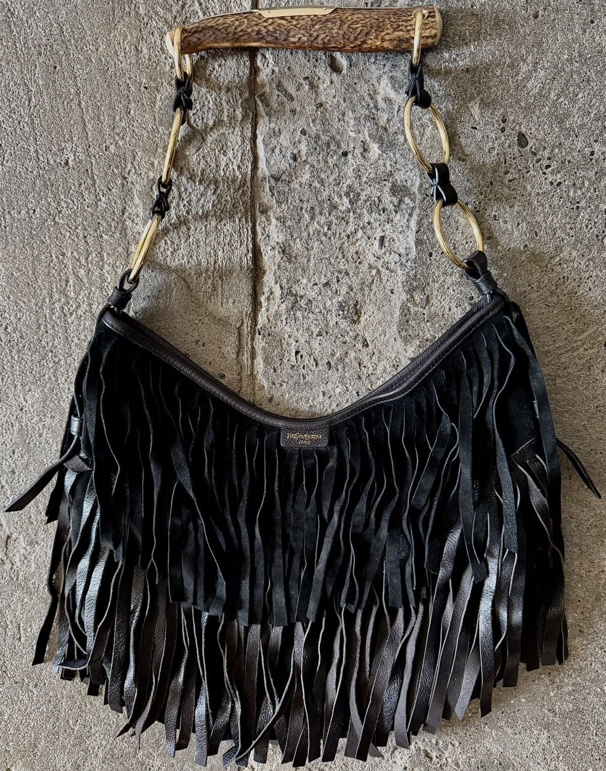 Yves Saint Laurent Archive Yves Saint Laurent - Tom Ford - 2002 Fringe Mombasa Size ONE SIZE - 12 Thumbnail