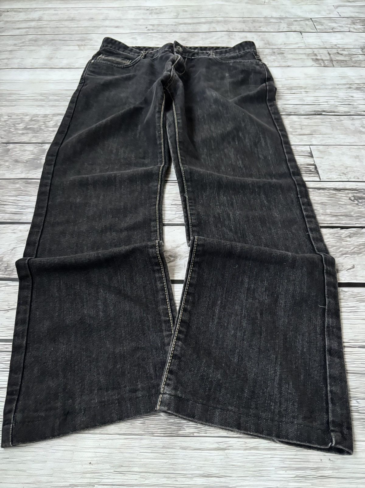JNCO × Japanese Brand Vintage Baggy Rap sk8 Jnco Style Washed Jeans y2k Size US 32 / EU 48 - 1 Thumbnail